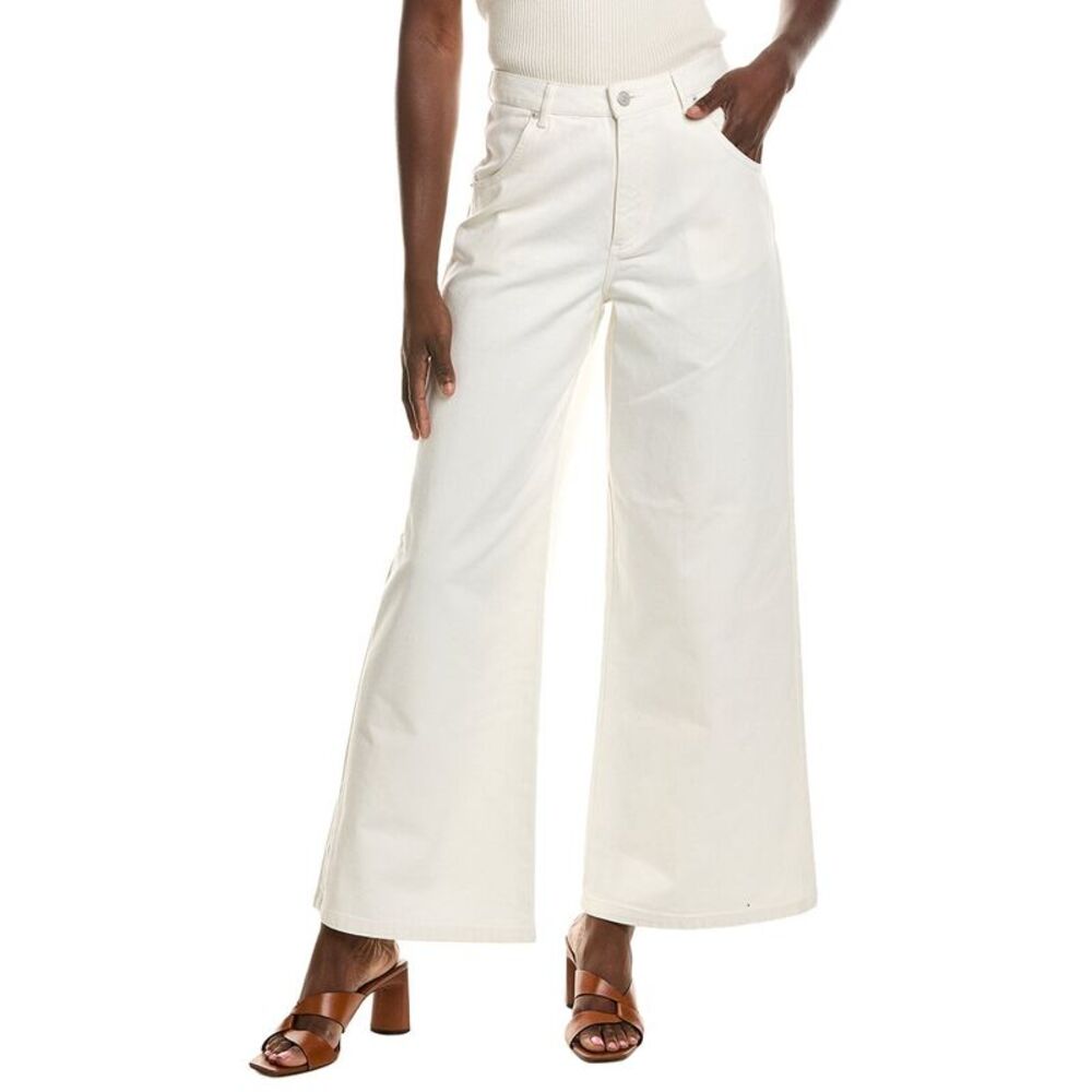 Officine Générale Womens Officine Generale Mora Denim Straight Jean, White